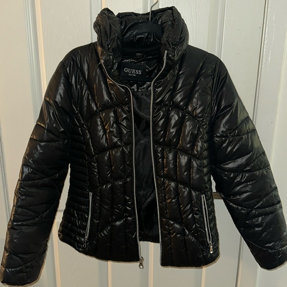 Guess Jackets & Blazers - Guess Black Winter Jacket